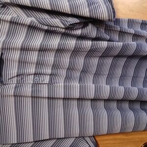 Striped Button-Up Shirt